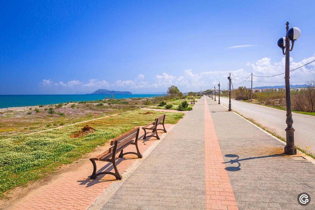 Oliva Beach Maleme Exteriör bild